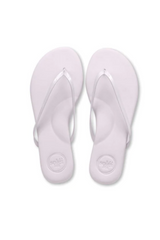 White Flip Flops