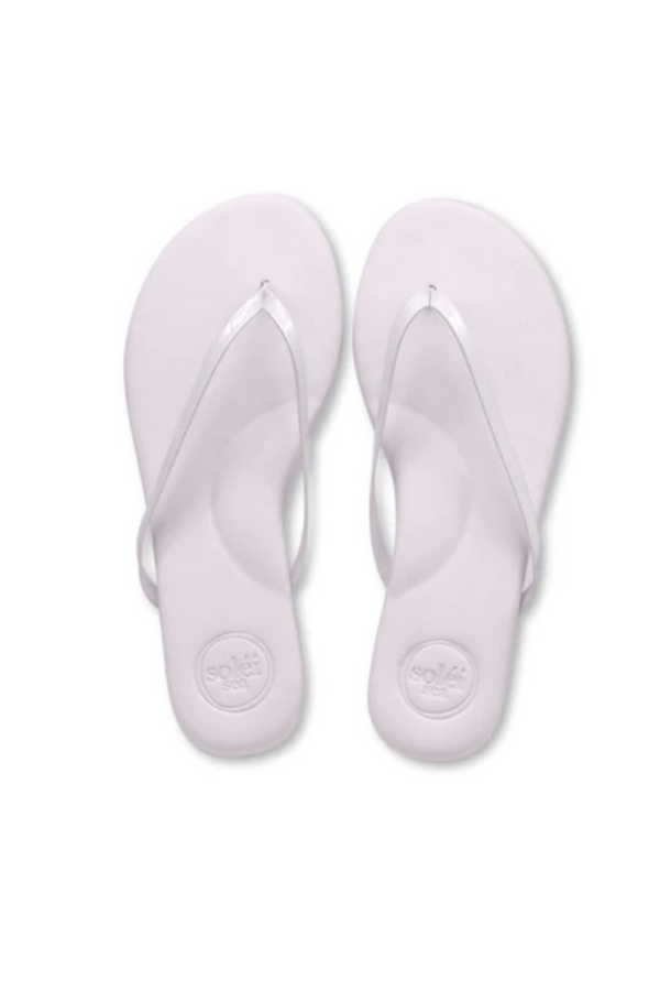 White Flip Flops