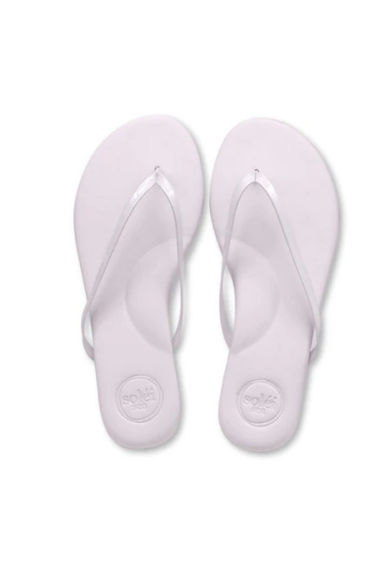 White Flip Flops