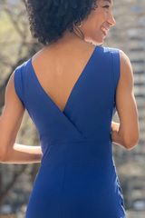 Blue Alina Sleeveless Dress